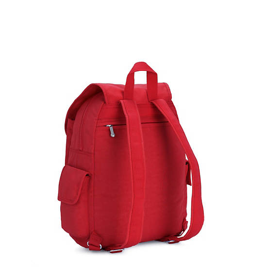 Kipling City Pack Backpacks Cherry Tonal Zipper | CA 1809OK